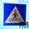 LED Pedestrian Crossing Road Way Security Sign / Roadway Safety Sign